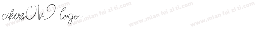cikers01v9 logo字体转换